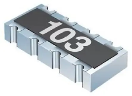 Produktfoto 1 von AEC-Q200 Bourns Serie CAY16 Widerstands-Array ISOL, 4 x 49.9 Ω, 0.25 W 1 %, Bauform 1206 Konvex