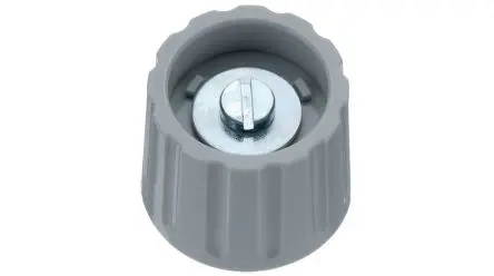 Produktfoto 1 von Elma Potentiometer-Knopf 21 mm 6 mm, Grau