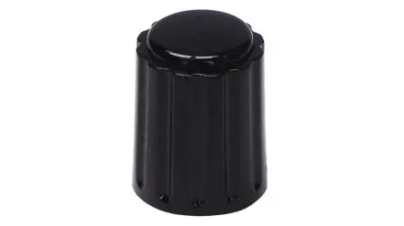 Produktfoto 1 von Elma Potentiometer-Knopf 45 mm 0.25 Zoll, Schwarz