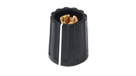 Produktfoto 1 von Elma Potentiometer-Knopf 14.5 mm, Schwarz