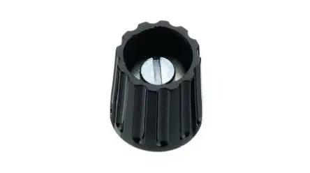 Produktfoto 1 von Elma Potentiometer-Knopf 14.5 mm 6 mm, Schwarz