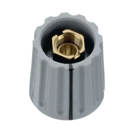 Produktfoto 1 von Elma Potentiometer-Knopf 21 mm 6 mm, Grau