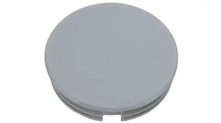 Produktfoto 1 von Elma Potentiometer Drehknopfkappe Grau, Zeiger Grau Ø 14.5mm x 4.8mm