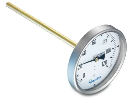 Produktfoto 1 von Bourdon Zeigerthermometer, 60 °C