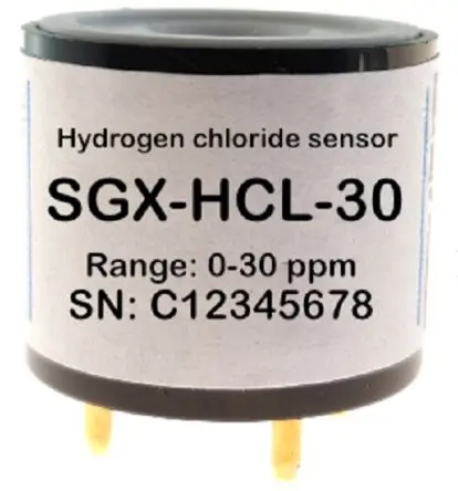 Produktfoto 1 von SGX Sensors Gas-Sensor, Medium: Salpetersäure, Chlorwasserstoff 40μs Geräte zur Luftqualitätsüberwachung 6 g