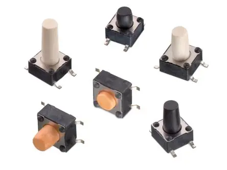 Produktfoto 1 von Wurth Elektronik IP67 Taster SPST Taster, SMD 50mA Tastend 4.7 mm Schwarz, Orange Oberfläche B. 6mm