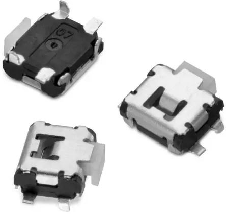 Produktfoto 1 von Wurth Elektronik IP67 Taster SPST Stößel, SMD 50mA Ein-Aus 1.35 mm Weiß Oberfläche B. 3.55mm L. 3.9 mm