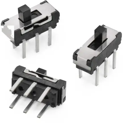 Wurth Elektronik Schiebeschalter Ein-Ein, 2-poliger Umschalter Durchsteckmontage 300mA Polyamid, Lot