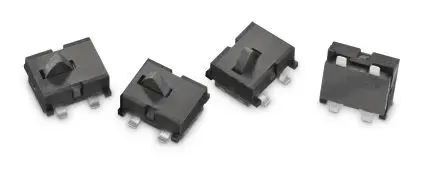 Produktfoto 1 von Wurth Elektronik Detektorschalter SMD Kippschalter abgewinkelt, SPST Edelstahl, 1mA
