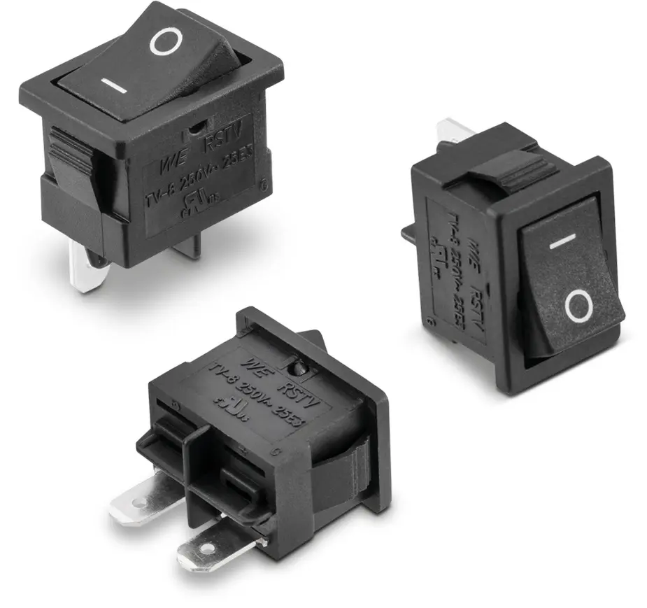 Produktfoto 1 von Würth Elektronik Oberfläche Kippschalter DPST Rastend