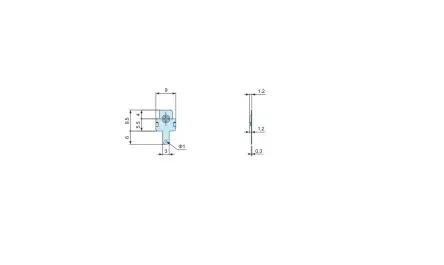 Produktfoto 1 von Takachi Electric Industrial Spulenfeder Batteriekontakt für 2 x AAA-Batterien, 1-zellig