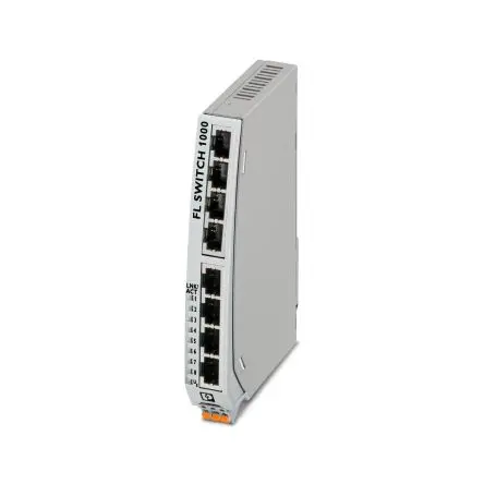 Produktfoto 1 von Phoenix Contact Ethernet-Switch 8-Port Unmanaged Power Over Ethernet 100Mbit/s