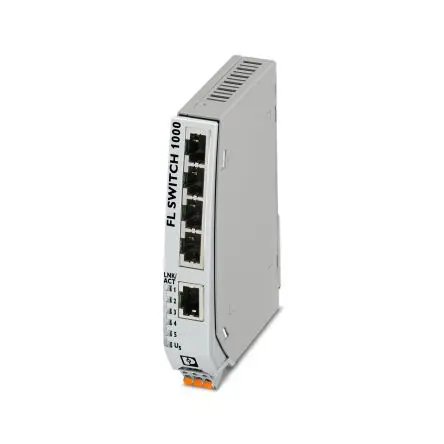 Produktfoto 1 von Phoenix Contact Ethernet-Switch 5-Port Unmanaged Power Over Ethernet 100Mbit/s