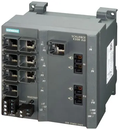 Produktfoto 1 von Siemens Ethernet-Switch 10-Port Managed 1000Mbit/s