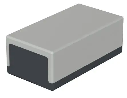 Produktfoto 1 von Bopla Element/Universal; Universalgehäuse; Polystyrol; Graphitgrau, Hellgrau IP40 Breite 80 mm Höhe 55 mm Länge 150 mm