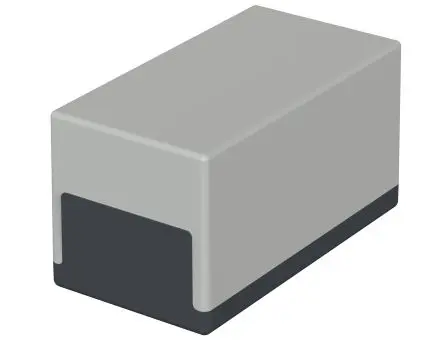 Produktfoto 1 von Bopla Element/Universal; Universalgehäuse; Polystyrol; Graphitgrau, Hellgrau IP40 Breite 80 mm Höhe 80 mm Länge 150 mm