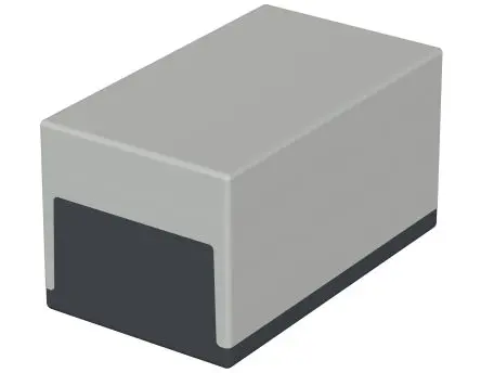 Produktfoto 1 von Bopla Element/Universal; Universalgehäuse; Polystyrol; Graphitgrau, Hellgrau IP40 Breite 110 mm Höhe 100 mm Länge 188 mm