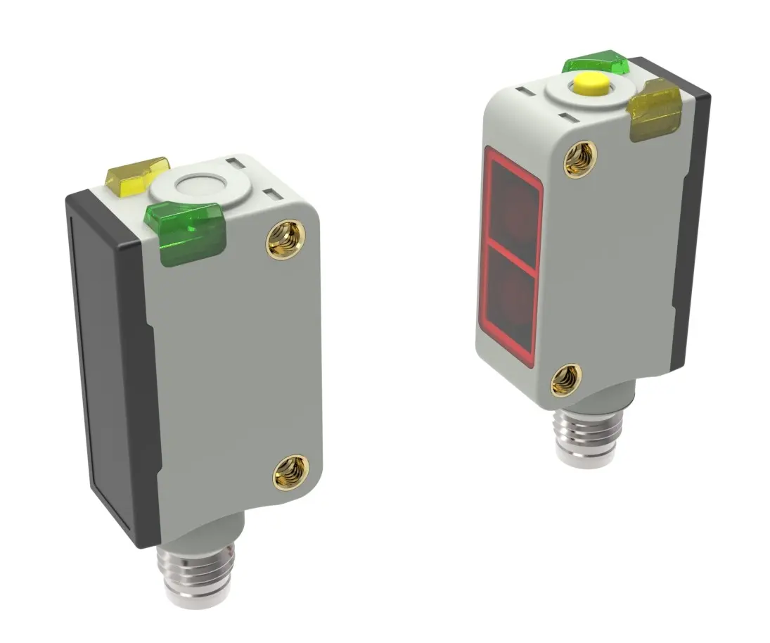 Produktfoto 1 von RS PRO Rechteckig Optischer Sensor, Durchgangsstrahl, Bereich 5 m, NPN Schließer/Öffner Ausgang, 4-poliger