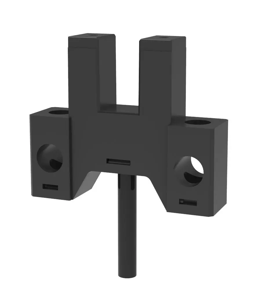 Produktfoto 1 von RS PRO Optischer Sensor, Durchgangsstrahl, Bereich 5 mm, PNP NONC Ausgang, Anschlusskabel, Hell-/dunkelschaltend