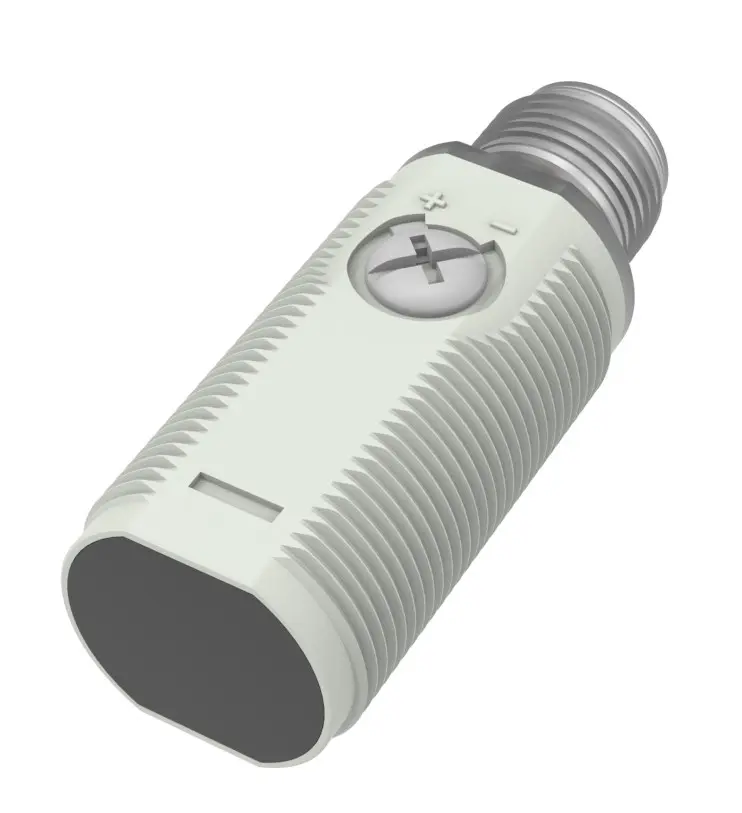 Produktfoto 1 von RS PRO zylindrisch Optischer Sensor, Diffus, Bereich 0,4 m, PNP NONC Ausgang, M12-Steckverbinder, Hell-/dunkelschaltend