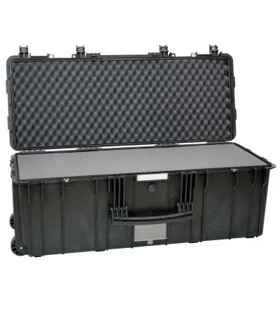 Produktfoto 1 von GT Line 9433.B Wasserbeständig Polypropylen Wasserdicht Wasserdichter Koffer Schwarz mit Rädern 354 mm 412 mm 1009 mm