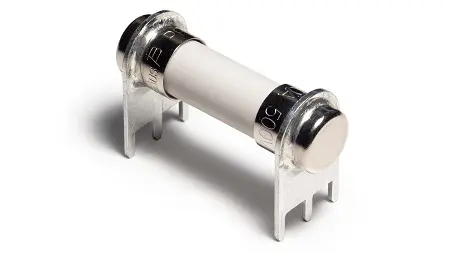 Produktfoto 1 von Bourns Sicherungseinsatz 38mm, 500V ac / 30A aR, Lochabstand 24.1mm