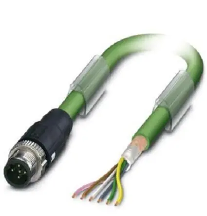Produktfoto 1 von Phoenix Contact SAC, 5-polig Buskabel, M12, Gerade Stecker 5 / M12 Stecker, Länge 2 m