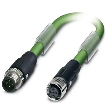 Produktfoto 1 von Phoenix Contact SAC, 5-polig Buskabel, M12, Gerade Stecker 5 / M12 Buchse, Länge 1 m