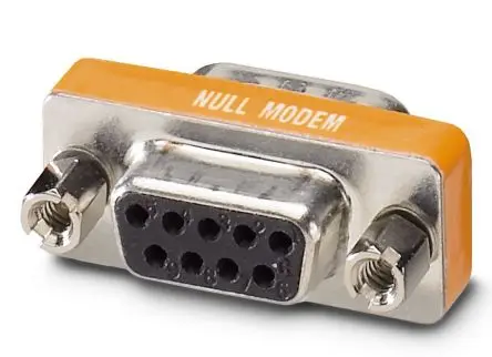 Produktfoto 1 von Phoenix Contact PSM-AD-D9-NULLMODEM D-Sub-Steckverbinder Gerade, 9-polig, Kabel Buchse