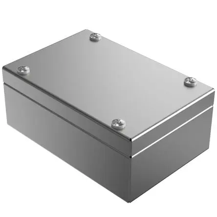 Produktfoto 1 von Rose Stainless Steel Enclosure Edelstahl Gehäuse Silbergrau IP66, HxBxT 150 mm, 100 mm x 61 mm