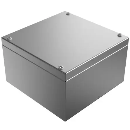 Produktfoto 1 von Rose Stainless Steel Enclosures Edelstahl Gehäuse farblos IP66, HxBxT 200 mm, 200 mm x 121 mm