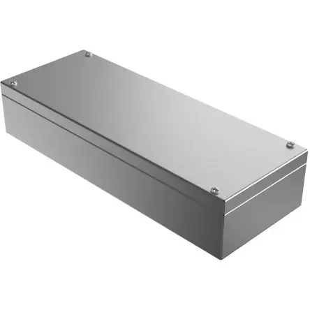 Produktfoto 1 von Rose Stainless Steel Enclosure Edelstahl Gehäuse Silbergrau IP66, HxBxT 400 mm, 150 mm x 81 mm