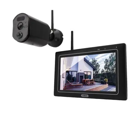 Produktfoto 1 von ABUS Security-Center CCTV-Überwachungssystem Beide IR 4 DC-Stecker, USB 2.0, Drahtlos