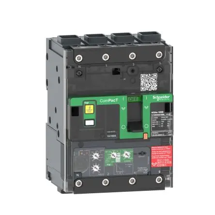 Produktfoto 1 von Schneider Electric ComPact NSXmB ComPacT NSXm, Kompaktschutzschalter 4-polig, 100A