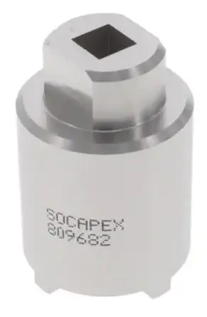 Produktfoto 1 von Amphenol Socapex Hellgrau Steckverbindermutter Gegenmutter Burgmutter 18
