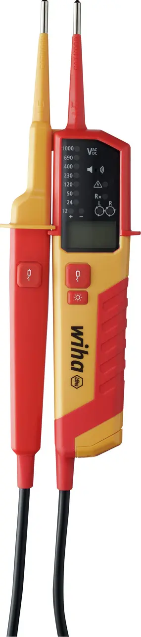 Produktfoto 1 von Wiha LCD Spannungsprüfer mit Durchgangsprüfung, CAT III 1000 V, CAT IV 600 V