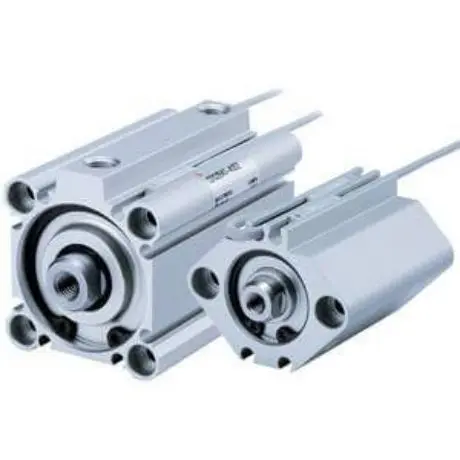 Produktfoto 1 von SMC CQ2 Pneumatik-Kompaktzylinder 50 mm Doppeltwirkend, Bohrung Ø 100 mm, bis 1 Mpa