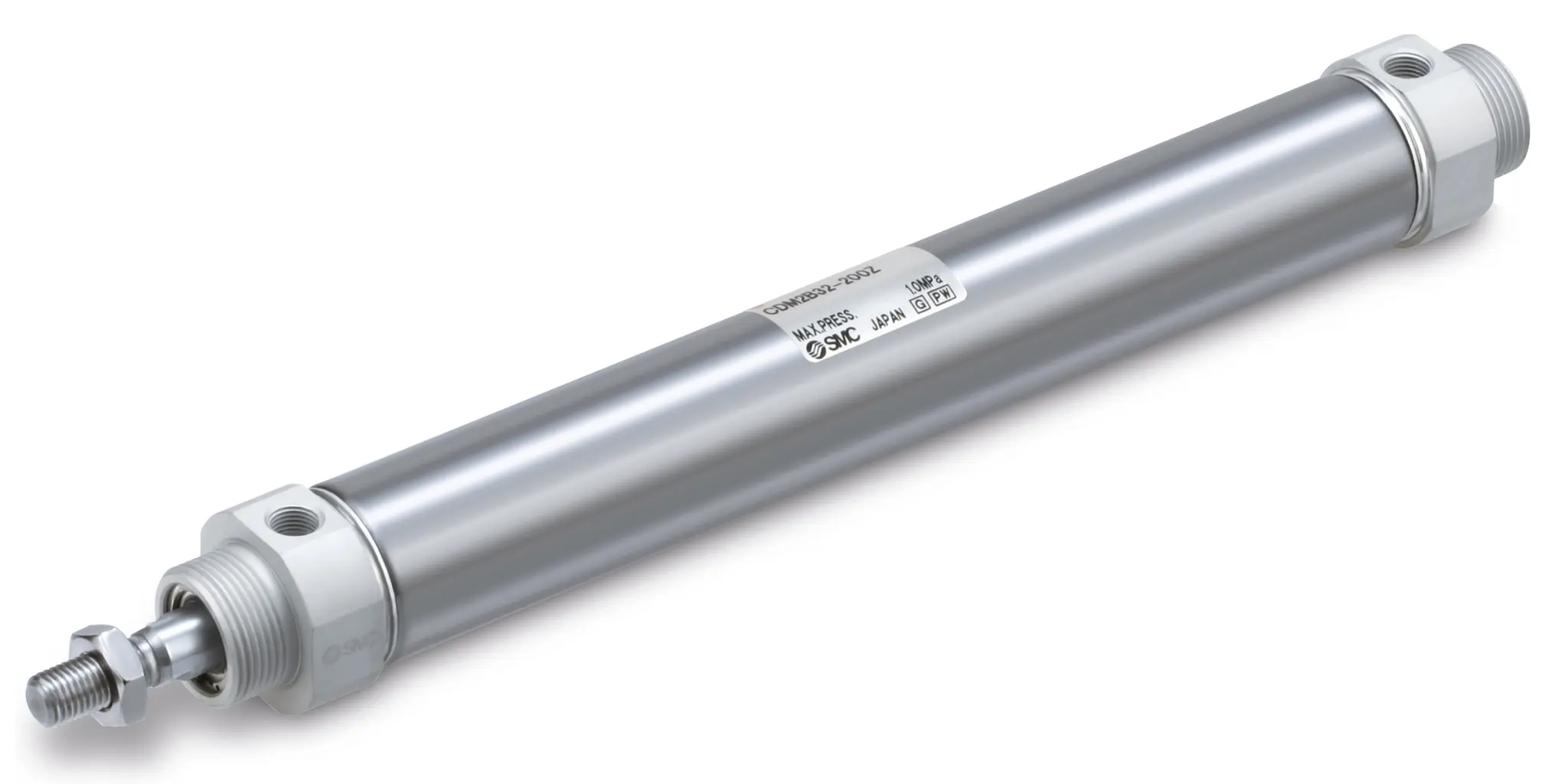 Produktfoto 1 von SMC 200 mm CM2-Z Pneumatikzylinder Doppeltwirkend