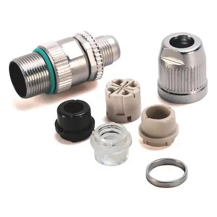Produktfoto 1 von Allen Bradley Stecker Cat5e Ethernet-Steckverbinder, 4-Port Abgeschirmt Kabel Gerade