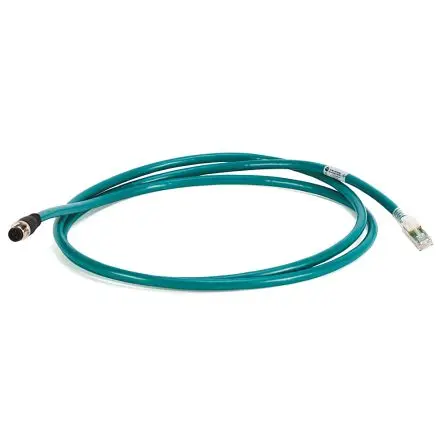 Produktfoto 1 von Allen Bradley 1585D Cat5e Ethernet-Kabel, 2 m, Grün Folie, Aussen ø 0.32 Zoll Außen-ø , Polyvinylchlorid