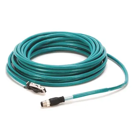 Produktfoto 1 von Allen Bradley 1585D Cat5e Ethernet-Kabel, 10 m, Grün Folie, Aussen ø 0.32 Zoll Außen-ø , Polyvinylchlorid