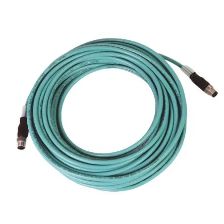 Produktfoto 1 von Allen Bradley 1585D Cat5e Ethernet-Kabel, 20 m, Grün Geflecht, Folie, Aussen ø 0.23 Zoll Außen-ø , Polyurethan