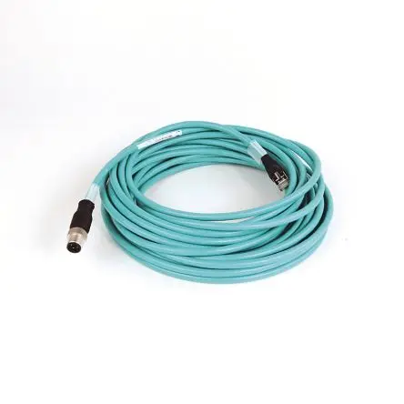 Produktfoto 1 von Allen Bradley 1585D Cat5e Ethernet-Kabel, 10 m, Grün Geflecht, Folie, Aussen ø 0.32 Zoll Außen-ø , Polyvinylchlorid