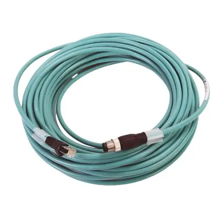 Produktfoto 1 von Allen Bradley 1585D Cat5e Ethernet-Kabel, 20 m, Grün Geflecht, Folie, Aussen ø 0.32 Zoll Außen-ø , Polyvinylchlorid