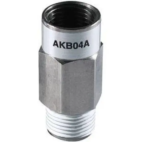 Produktfoto 1 von SMC Rückschlagventil Serie AKH/AKB, 1/2 in Female / R1/2 Stecker, -1 → 10bar