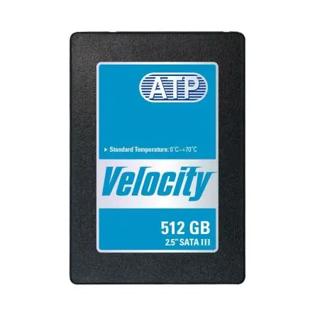 Produktfoto 1 von ATP A600Vc, 2,5 Zoll 512 GB Innen- SSD Industriequalität, 3D TLC, SSD, AES-256