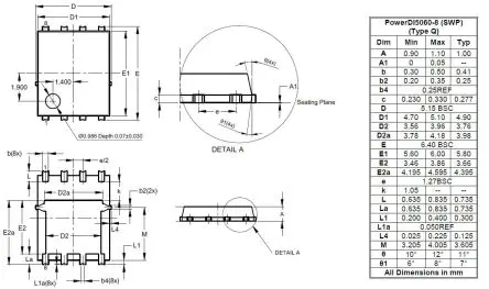Produktfoto 1 von DiodesZetex Typ P-Kanal, Oberfläche MOSFET Erweiterung 12 V / 10.7 A 1.73 W, 8-Pin PowerDI5060-8