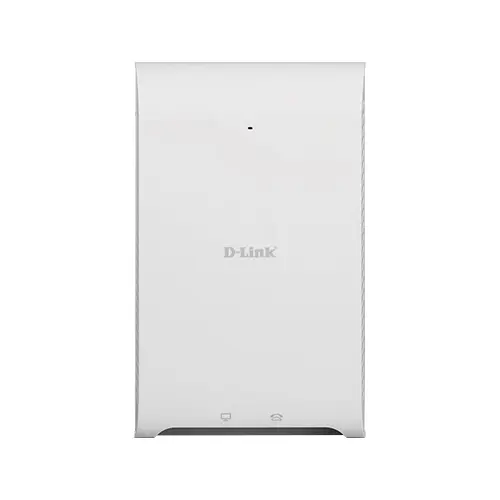 Produktfoto 1 von D-Link Wireless AC1200 Wave 2 In-Wall PoE Access Point Drahtloser Zugangspunkt, 1200Mbps 2-Port 5.85 GHz 2.4GHz, 5 GHz