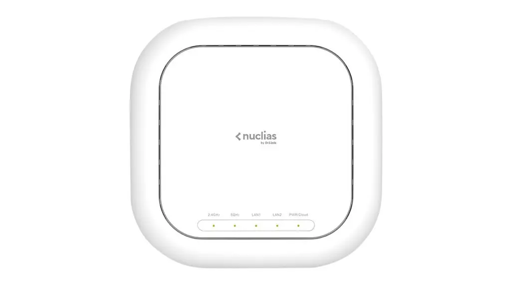Produktfoto 1 von D-Link Nuclias Wireless AC2600 Wave 2 Cloud-Managed Access Point Drahtloser Zugangspunkt, 2600Mbps 2-Port 5 GHz 2.4GHz,