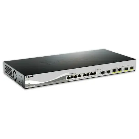 Produktfoto 1 von D-Link 12-Port 10G Multi-Gigabit Smart Managed Switch Intelligenter verwalteter Switch 10-Port Smart 10Gbit/s